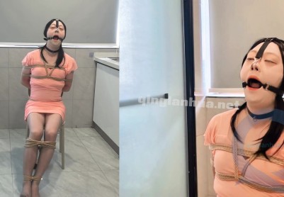 【爱绳绳艺】【微剧情】淫乱伪娘-樱桃篇2，包含元素：捆绑放置，鼻钩，灌肠，失禁，假阳