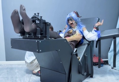 【咕咕原创】甘雨地狱痒堕-重刑床TK痒责挠到干呕也不停下！TK时强制比耶羞辱、高强度腋下痒责，挠到飞起来！