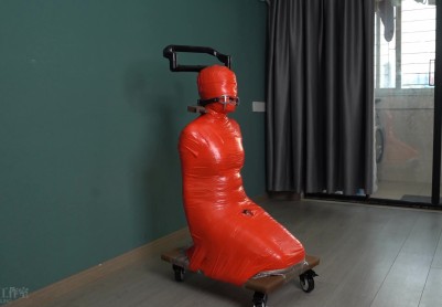 【闪闪工作室】人体家具-胶带木乃伊托盘推车