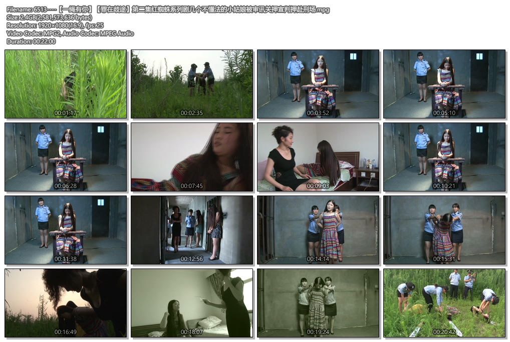 6513----【一绳有你】【罪在歧途】第二集红蜘蛛系列剧几个不懂法的小姑娘被审讯关押.jpg