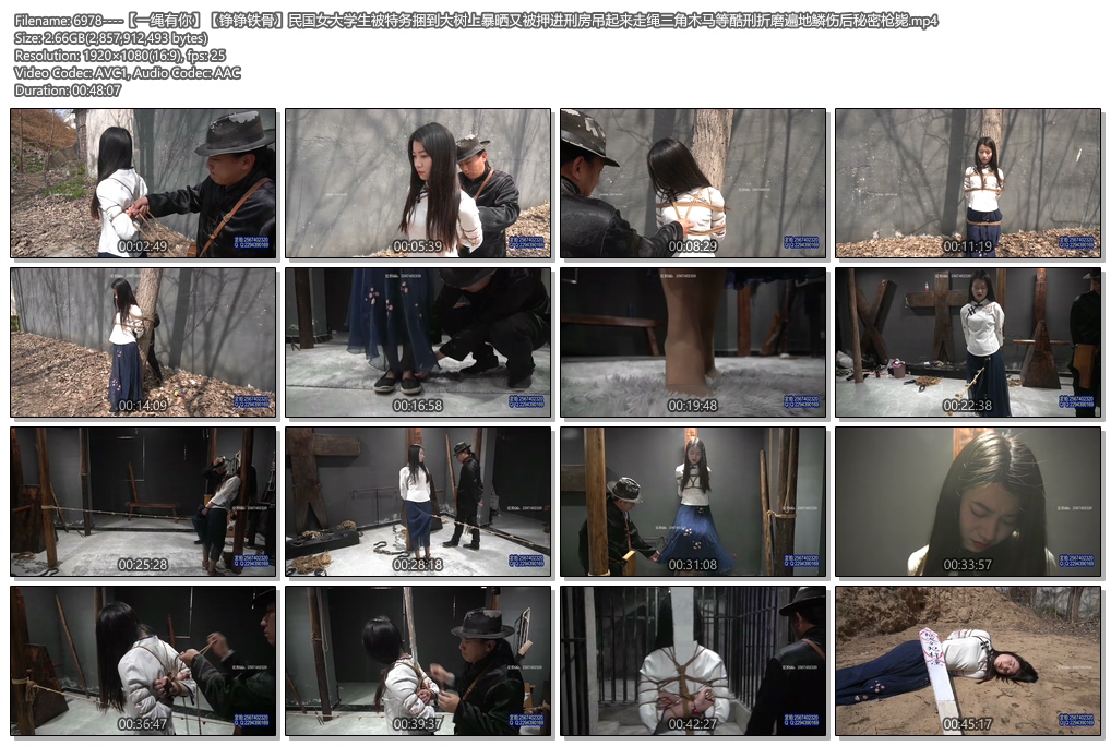 6978----【一绳有你】【铮铮铁骨】民国女大学生被特务捆到大树上暴晒又被押进刑房吊起.jpg