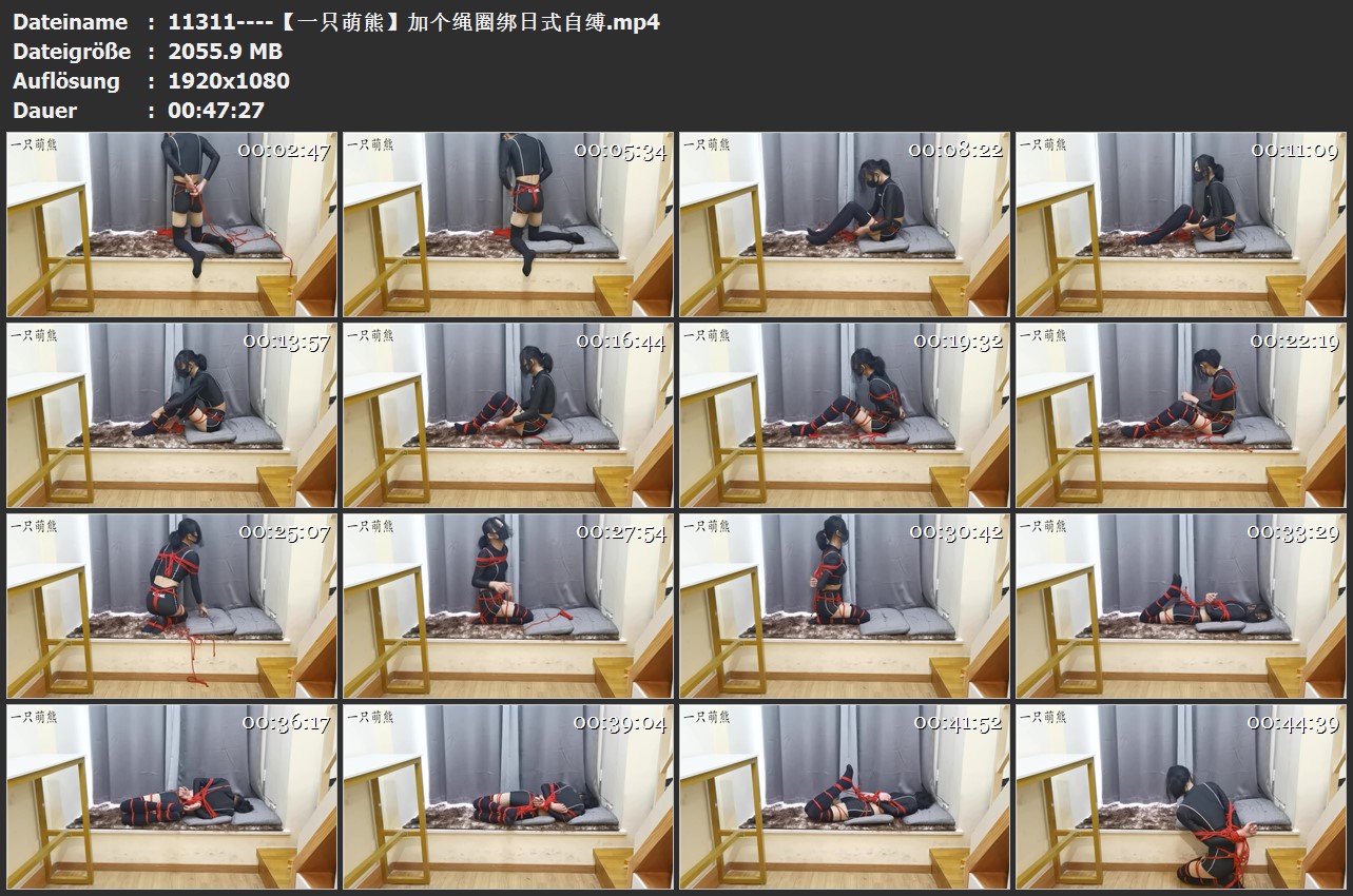 11311----【一只萌熊】加个绳圈绑日式自缚.jpg