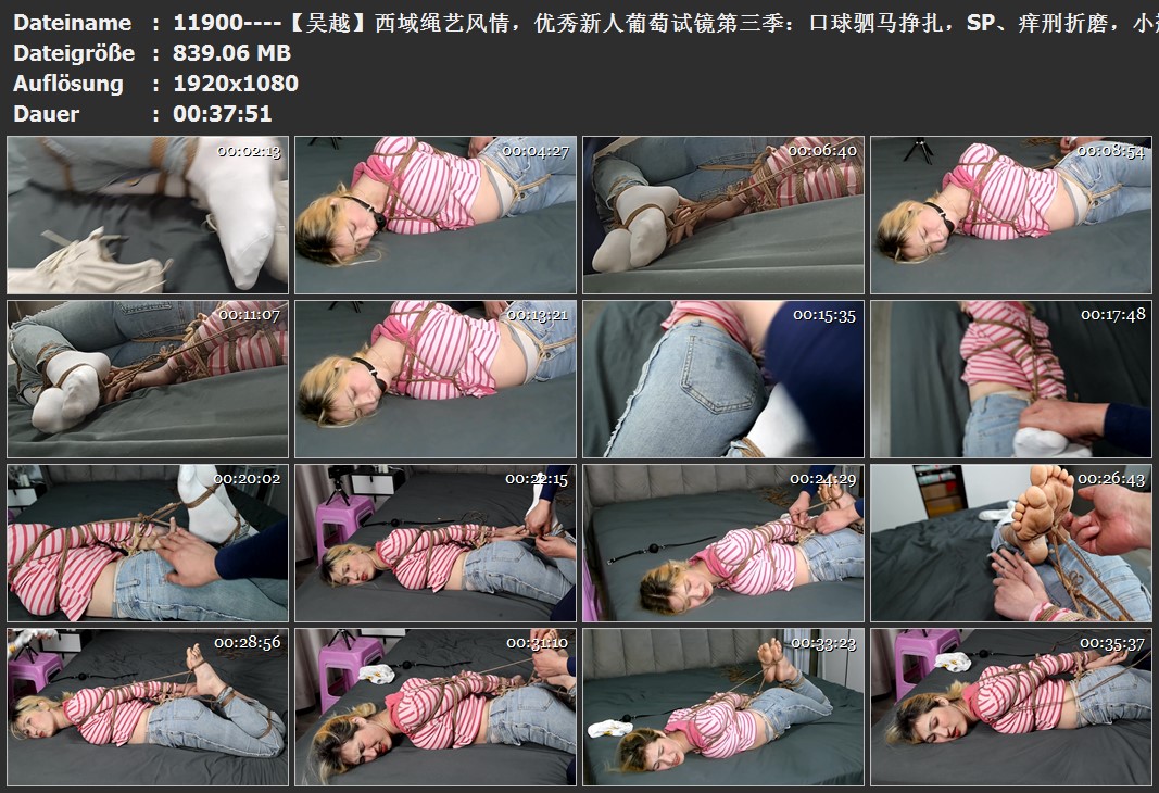 11900----【吴越】西域绳艺风情，优秀新人葡萄试镜第三季：口球驷马挣扎，SP、痒刑折.jpg