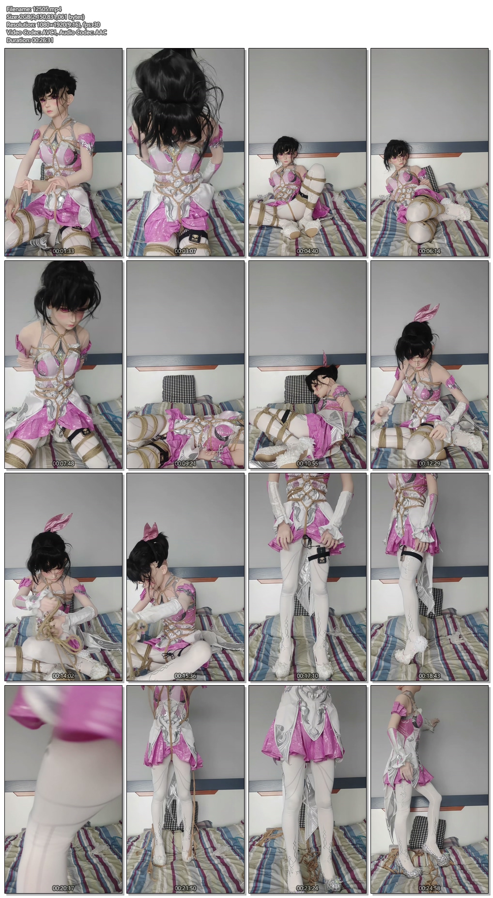 12505----【Kigurumi】斗罗大陆小舞五年之约cos自缚捆绑挣扎，恨天高郊狼刺激.jpg