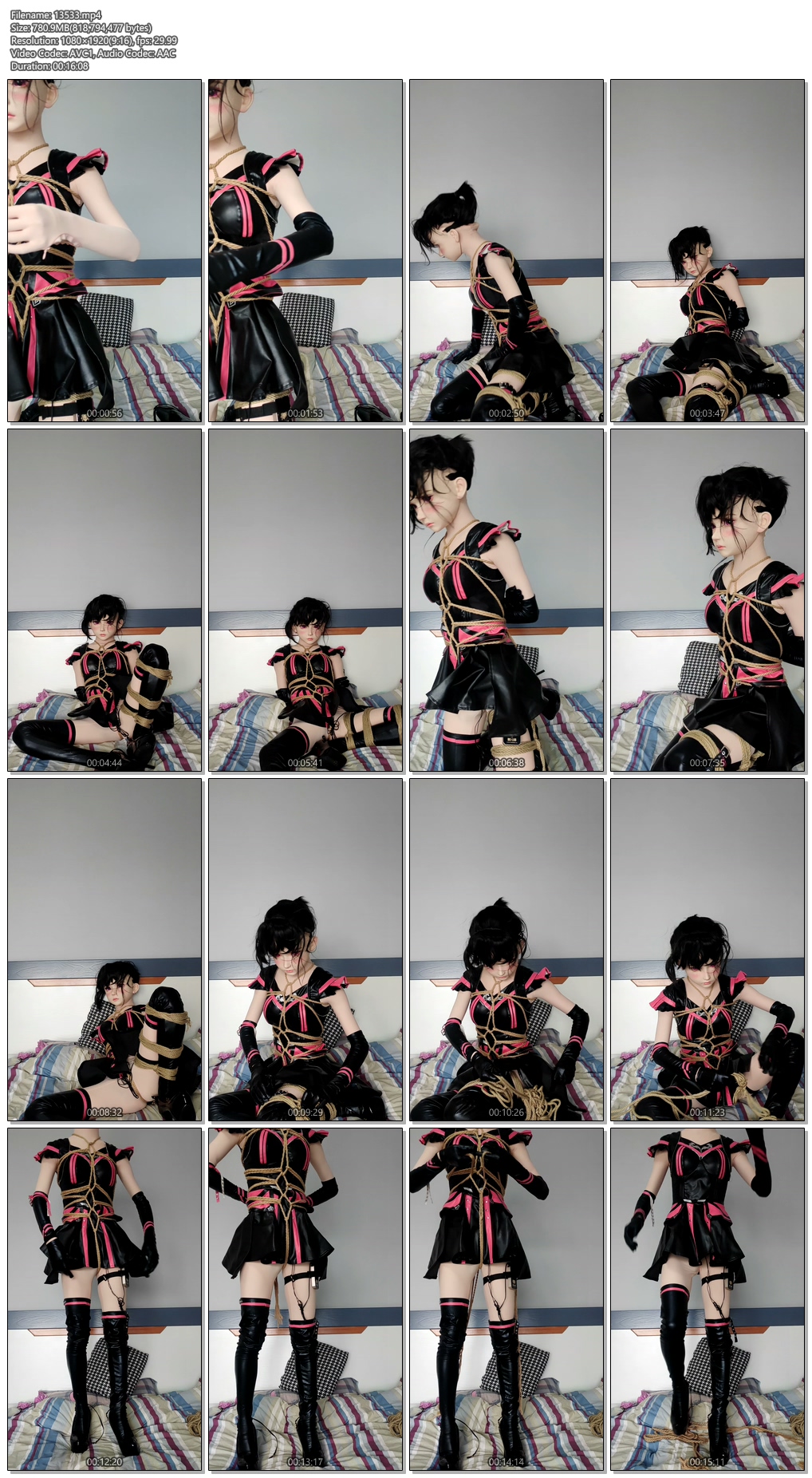 13533----【Kigurumi】斗罗大陆小舞战斗服cos自缚捆绑挣扎，恨天高郊狼刺激.jpg
