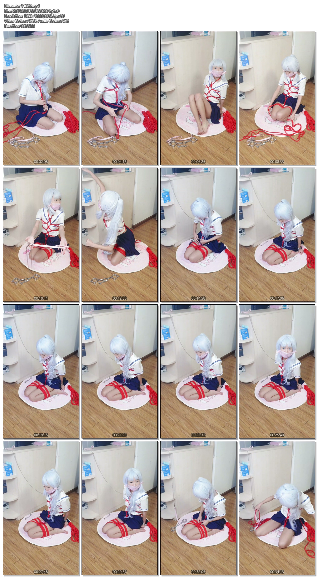 14085----【Bondage-冷酱】冷酱cos神里凌华跪姿自缚 龟甲 跪腿缚 手铐 td强制gc放置挣扎.jpg