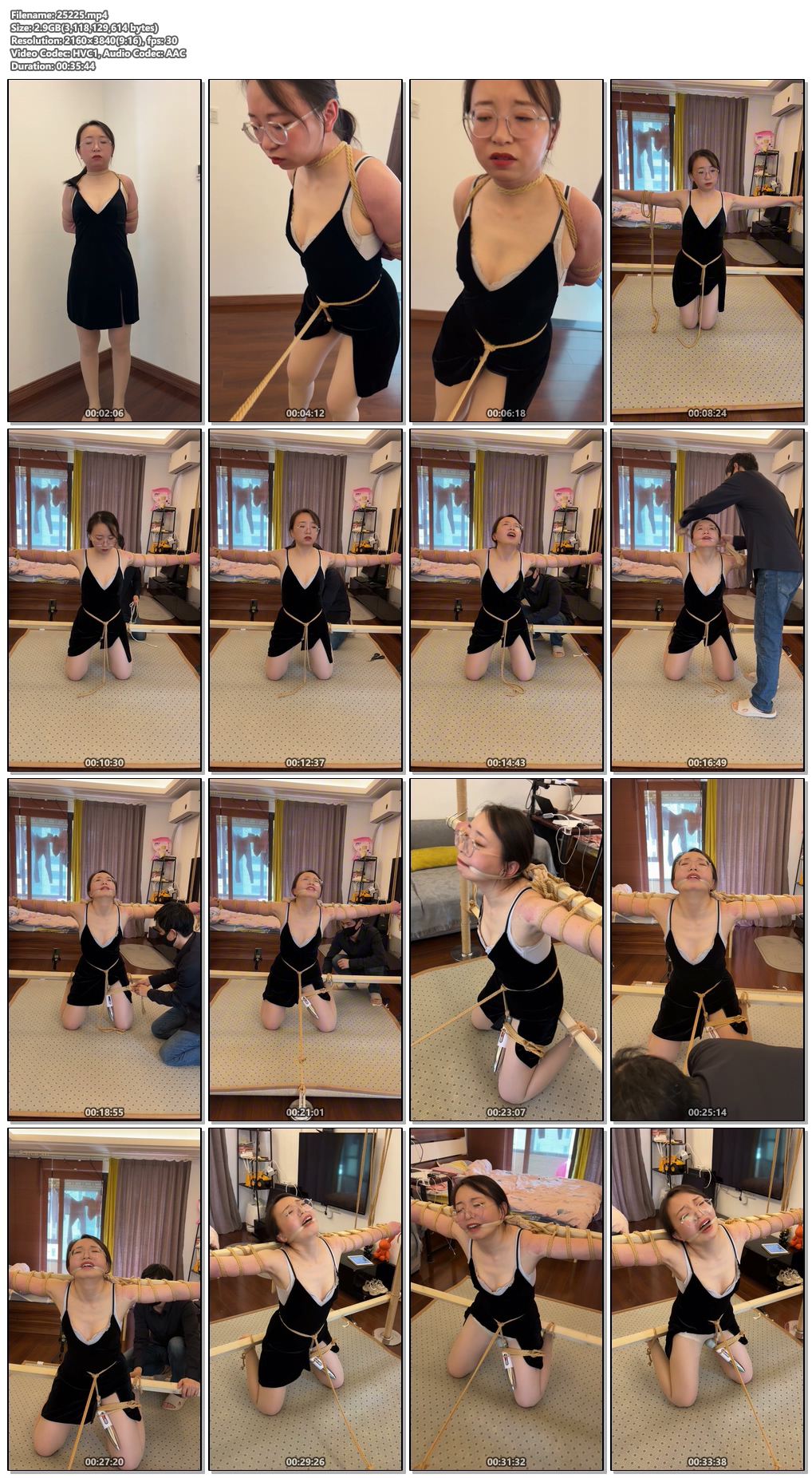 25225----【麦子呀】情趣黑色吊带 股绳遛弯 横杆固定四肢 股绳挑逗 AMB强高到虚脱.jpg