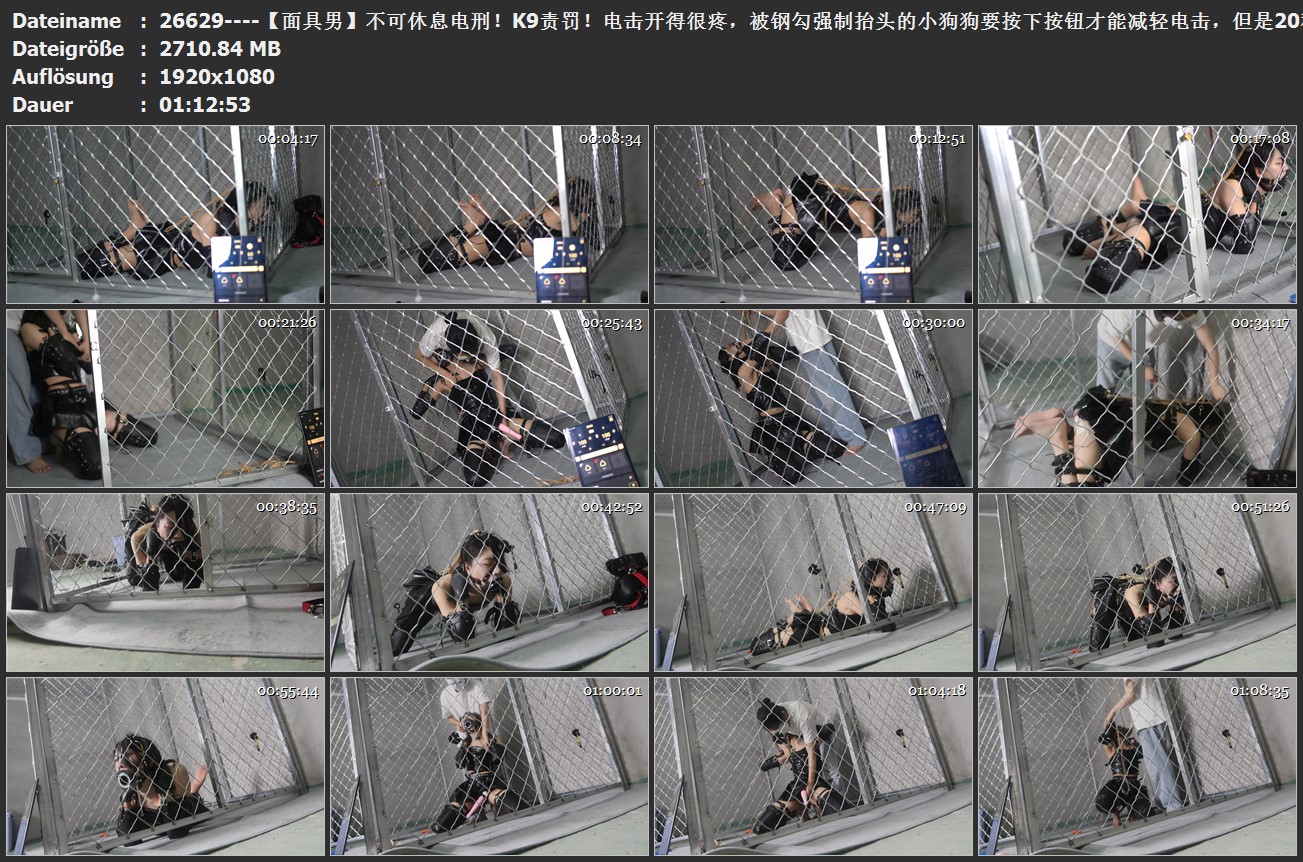 26629----【面具男】不可休息电刑！K9责罚！电击开得很疼，被钢勾强制抬头的小狗狗要.jpg