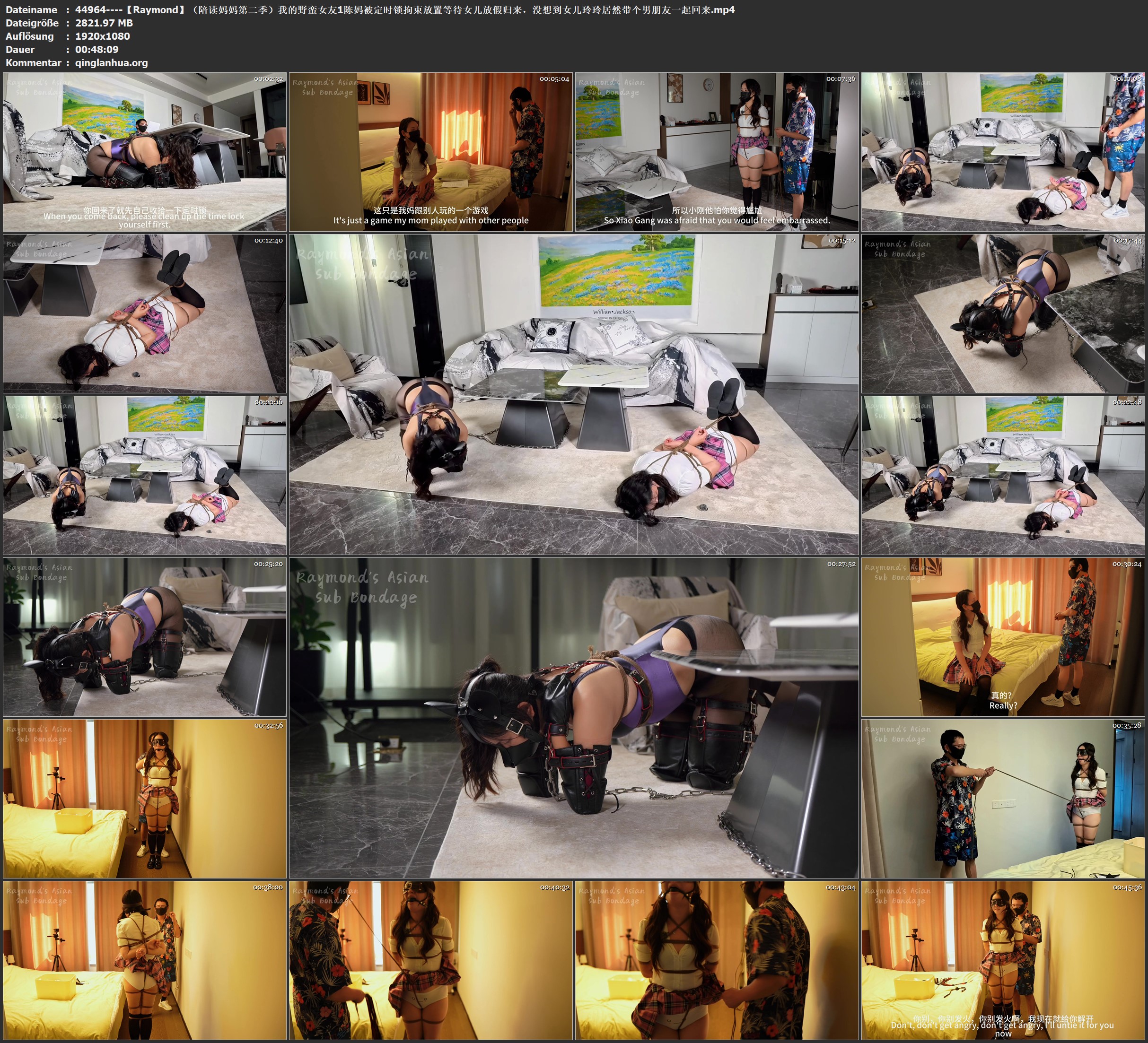 44964----【Raymond】（陪读妈妈第二季）我的野蛮女友1陈妈被定时锁拘束放置等待女儿.jpg