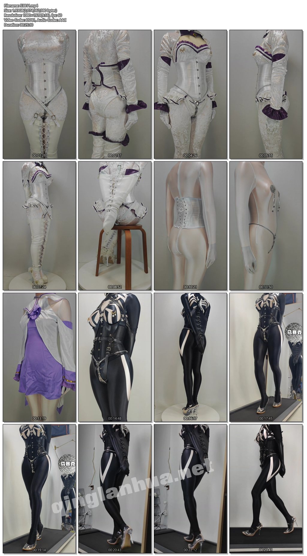 53811----【哈曼哈w】近期花絮紧身衣艾米莉亚兔女郎拘束放置蜘蛛侠紧身衣高跟鞋拘束跑步.jpg