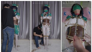 【刻猫猫不是色猫猫】【伪娘/温迪COSPLAY/并腿缚/SP/贞操锁】
