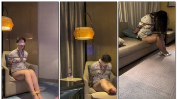 【暗·河】夫人海航空姐制服捆绑调教