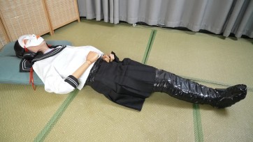 【象人工作室】【嗷嗷】TWDZ我的机器人女友，黑色胶带木乃伊伪装拘束！（有脱茧过程！剪胶带声音真的很爽！）