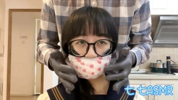 【默示录】【七七】6种颜色的胶带封嘴，最后加桃心绷带封嘴，七七好可爱