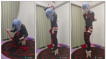 【林叹昕】天天的并腿悬空吊缚自缚