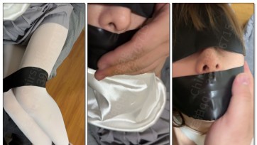 【Chrisgag】爱穿白丝的姐姐拿着胶带来找我？