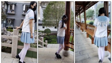 【栗栗子原创】《惩罚堕落小M 07》 户外强高、户外失禁、小区内调教、快乐蛋控制、百褶裙、双马尾女、白丝