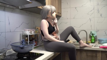 【闪闪工作室】 KIG人偶的无氧宅家日常 - 针孔头套&头壳体能锻炼co2积累横膈抽搐作呕 - 真空袋气绝强高失神手乱舞