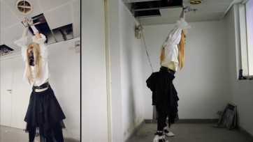 【猫又】外出自缚小游戏-场馆露出放置才刺激~玩具多少才算多~郊狼120+会不会会站不稳呢