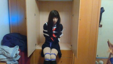 【雨汐】伪娘女装自缚挣扎