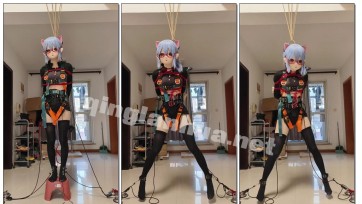 【林叹昕】安全带开腿自缚