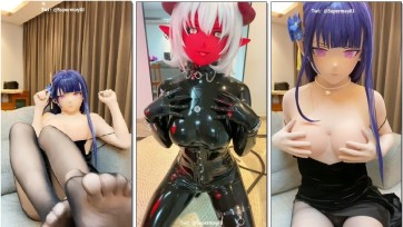 【麻衣mayiu】视频记录1，包括全包紧身衣、kigurumi头壳、性感主题服装等元素