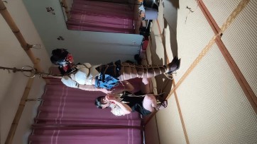 【喜欢捆绑的灵儿】不服捆绑调教的伪娘小犟种（上集）