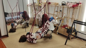 【球球工作室】小男娘的tk调教