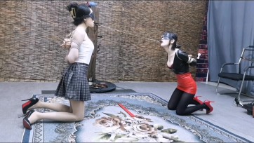 【HD飞天】柔仙儿和艺仙儿夹舌拔河比赛又开始了