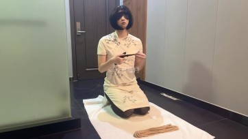 【一只纸月】深喉口塞+自己玩弄