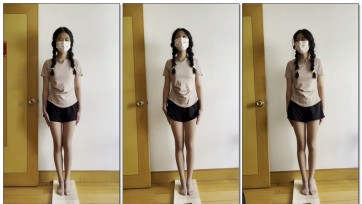 【缚予】调教之新m小雨光脚肉丝超长时间搓衣板军姿罚站，新m小雨被要求军姿罚站在搓衣板上站整7个小时，中途惊险晕倒，最后身体都止不住的发抖，把主人都吓坏了