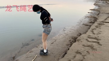 【龙飞绳艺】黄河边捆绑 吓得游客绕路而行