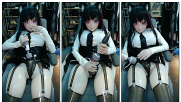 【UCM】胶衣制服kigurumi下播后后的自娱自乐