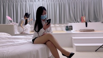 【MUMUZI】【剧情】被清洁共绑架的女白领,口水真多～/女调女/第一视角/放置/剧情/口球/挣扎/呻吟