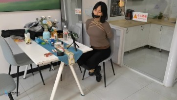 【JS】【流星客】黑色长靴女孩的变种五花捆绑堵嘴