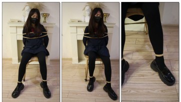 【鱼果儿】 黑色的鱼果会不会有些许高冷呢，一定是有一点酷的！！（如果不是被绑着挣扎的时候喊的声音太大的话）我看起来一定是个高冷女孩