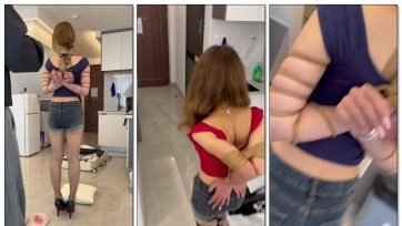 【内八原创】邻家女孩 刚毕业的大学生模特 极限欧式直臂