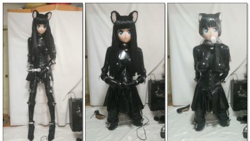 【UCM】kigurumi胶衣炮机全身拘束play 下