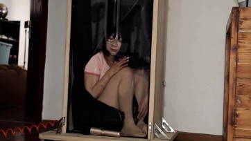 【路由紧缚】女体挤压 充气挤压柜