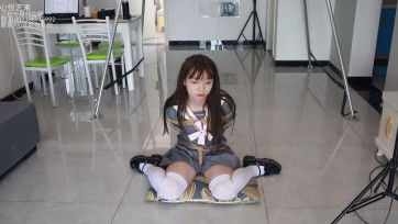 【心悦艺束】筱筱白丝JK捆绑展示