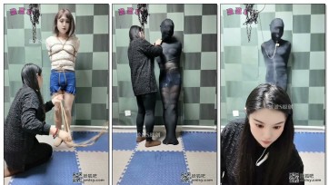 【盈盈S】《 伪娘小姐姐直播受虐记 20 》黑色丝袜袋全包罚站