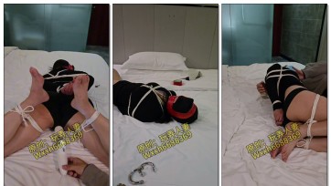 【9588】玩弄人妻，人妻被捆绑脱下裤子，刚开始很腼腆，棒棒一用上就变得特别骚了，多姿势持续强高30分钟，最后受不了了