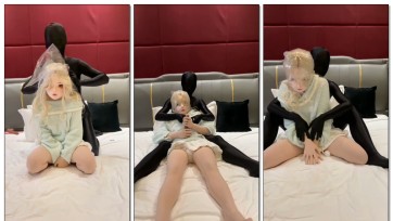 【不吃梨】（kigurumi/套娃呼控/入体跳d）娃娃的呼吸训练！越是可爱的娃娃，越是要狠狠欺负～