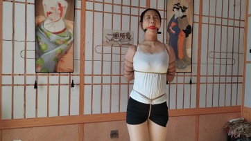 【一绳所爱】紫涵 极限五花紧缚