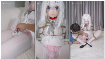 【刻猫猫不是色猫猫】【伪娘男娘/贞操锁锁射/kigurumi/粉色死库水/JK/白丝】