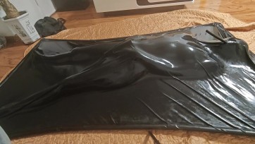 【狸猫工作室】女M乳胶真空床小话筒强制按摩强高、按摩、堵呼吸管、挠脚心