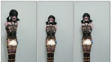 【安浣】全身紧缚电击罚站训练