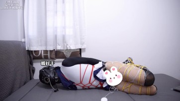 【伪n威威】日常自缚的方法教学分享 m腿限制头套加收紧环真的被折磨（后第一人称）