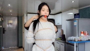 【JS】【玖念】中式五花大绑外出日光浴 长靴 扣球堵嘴 口罩