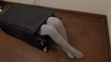 【可视】小姐姐行李箱+麻袋